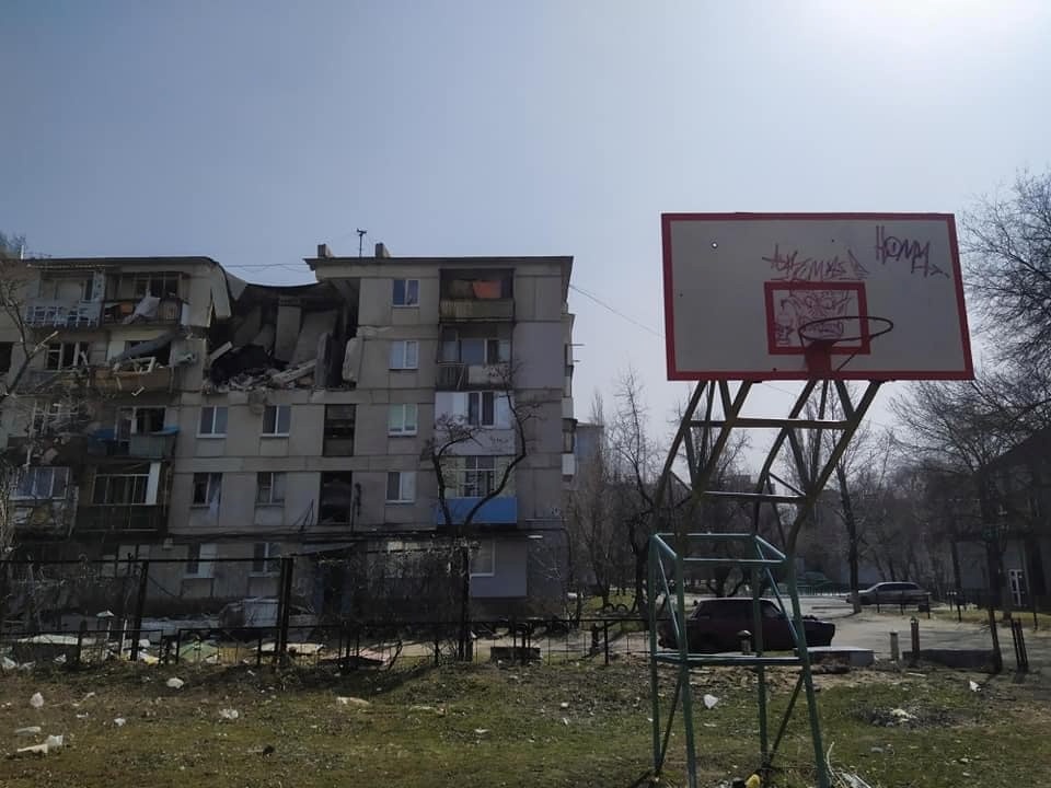 Жилой в Северодонецке после обстрела 31 марта 2022 года. Там погиб 1 человек