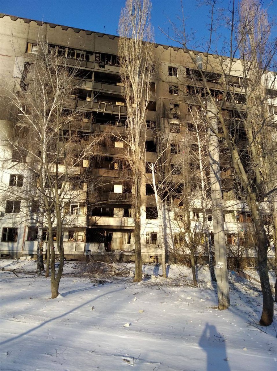 В этом доме в Харькове Марина снимала квартиру