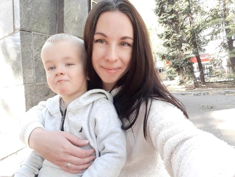 Анна с сыном Николой