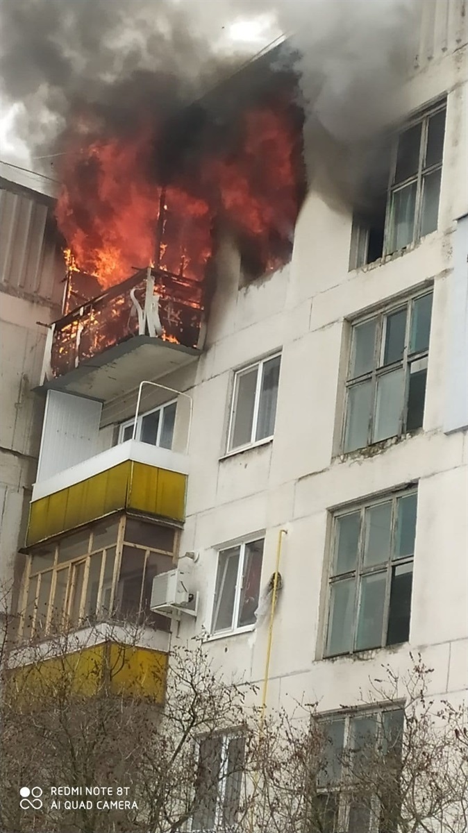 Разрушения в южной части Лисичанска