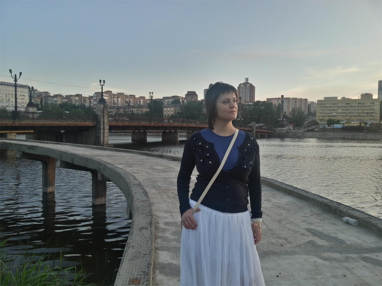Ганна Хропункова в Донецьку, 2013 рік