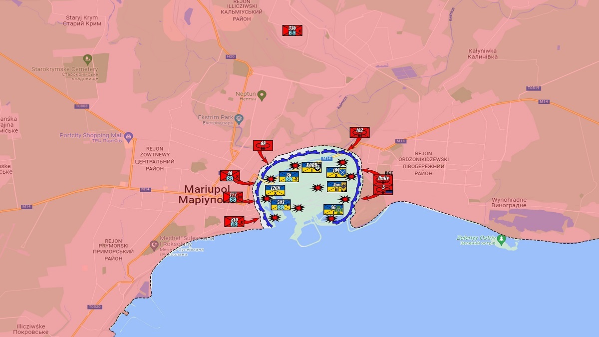 Азовсталь Карта