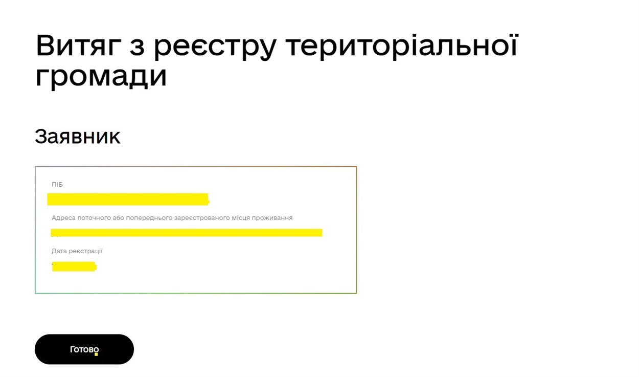 справка о прописке в дия