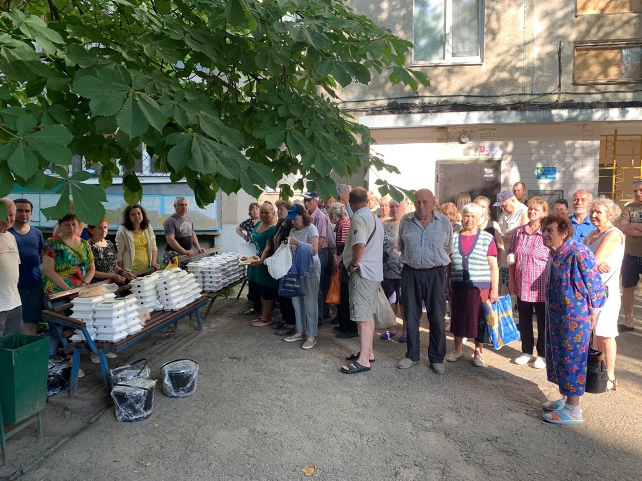 гуманитарная помощь в Харькове