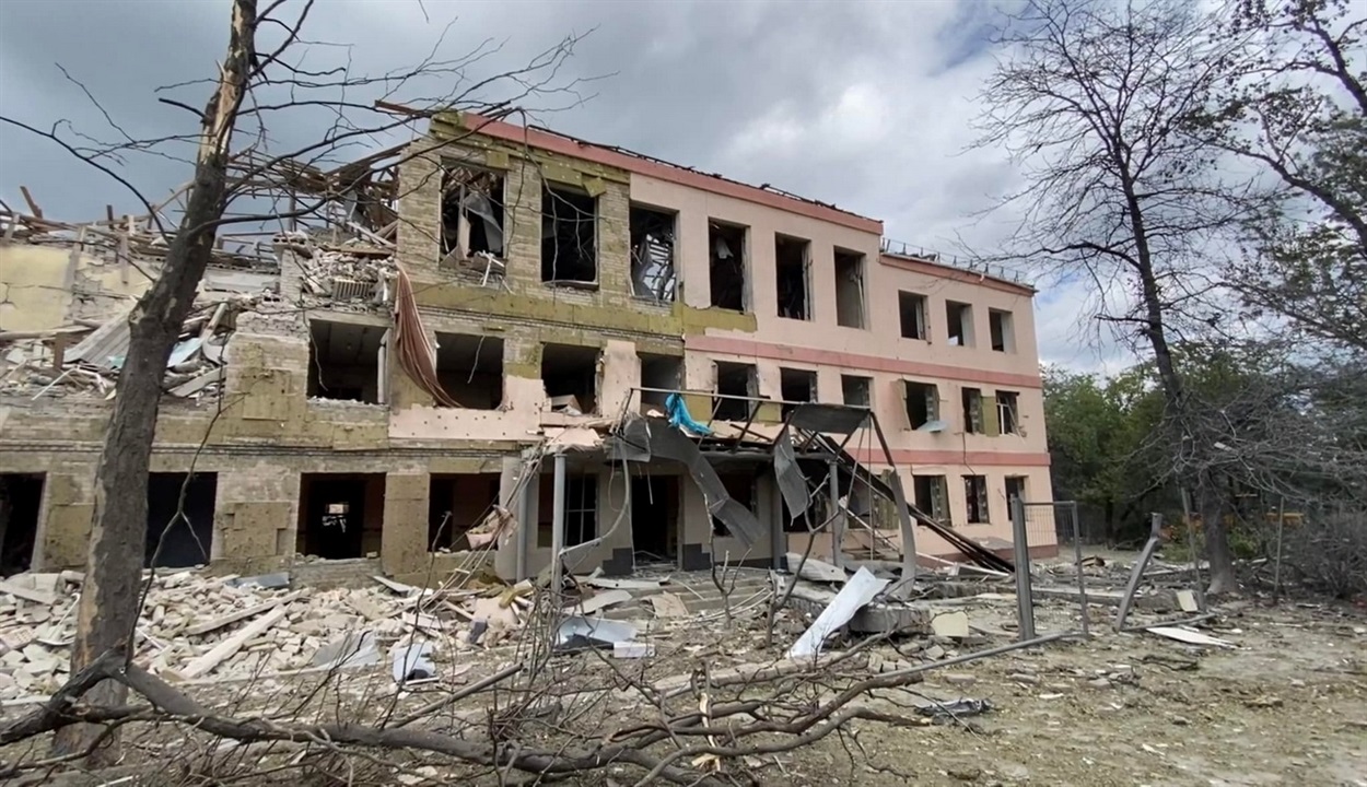 Краматорськ, зруйнована школа