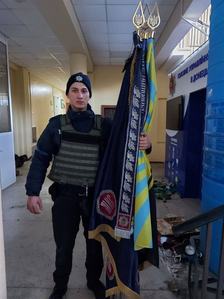Олександр Родолєс в Головному управлінні нацполіції Донецької області 