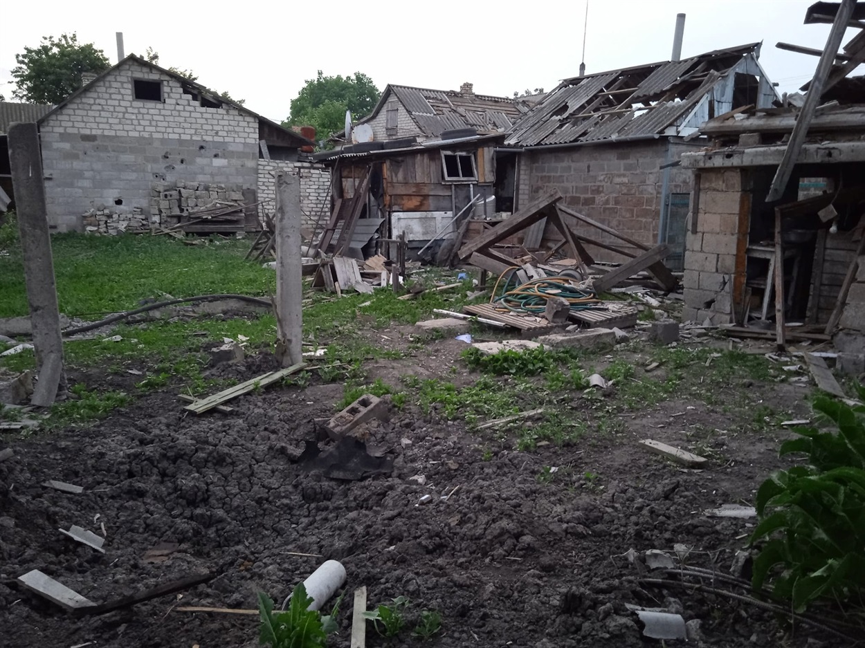 Зруйнований будинок