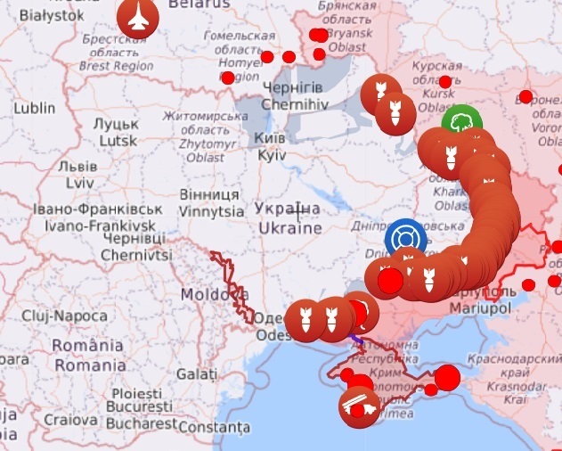 мапа бойових дій