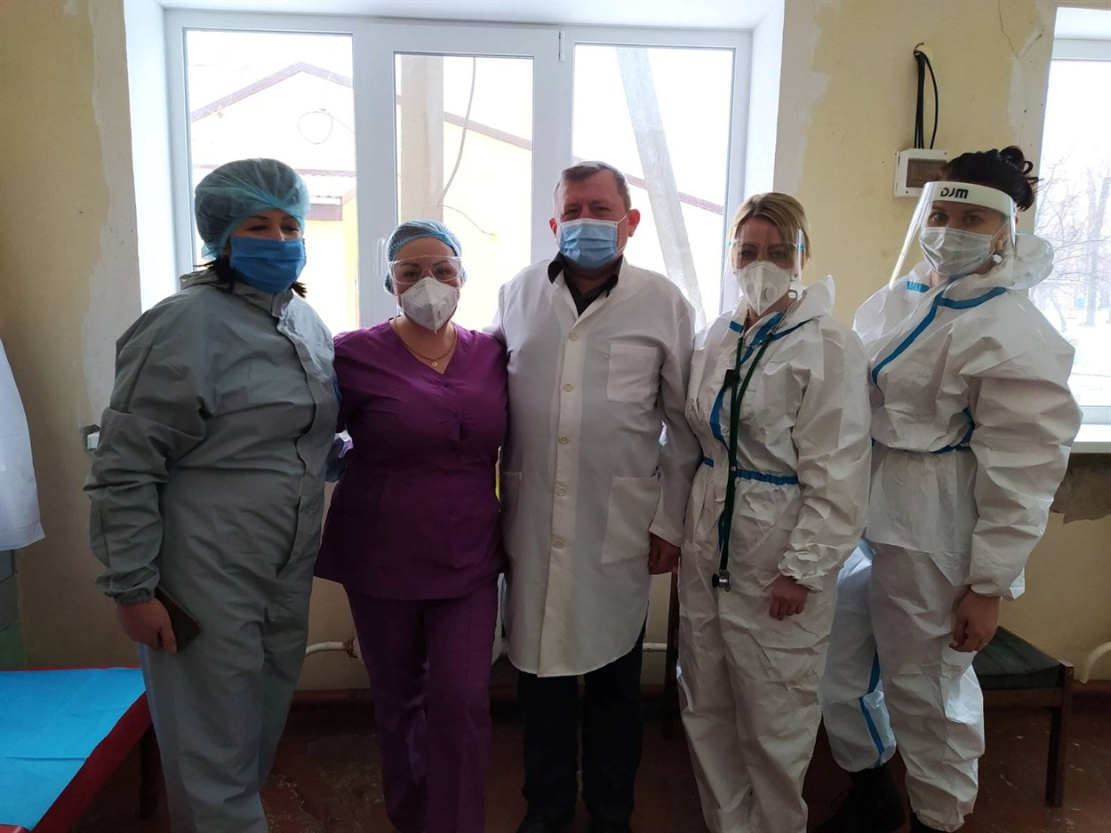 З колегами у Щасті