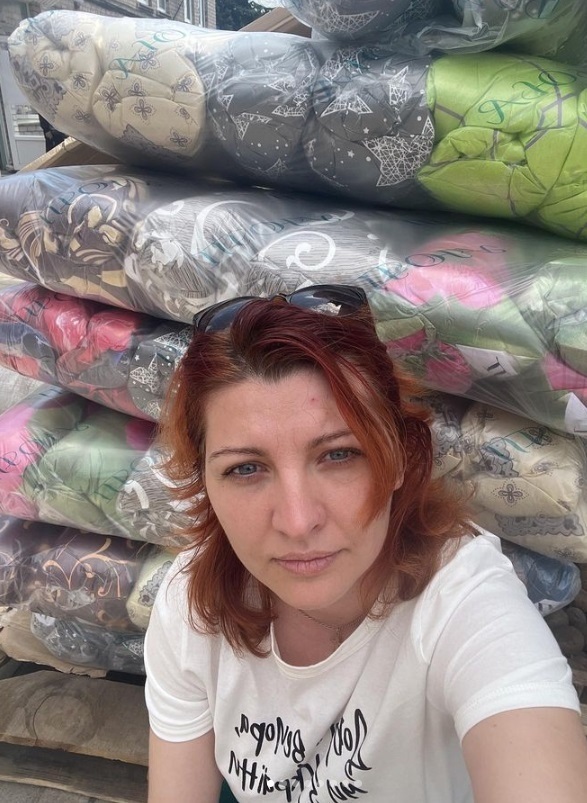 Світлана була волонтеркою у хабі 