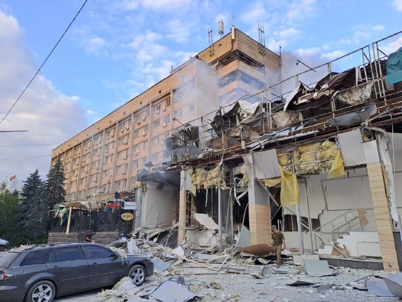 Наслідки обстрілу 