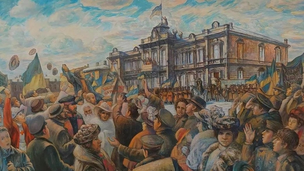 Перше підняття українського прапора у Бахмуті 
