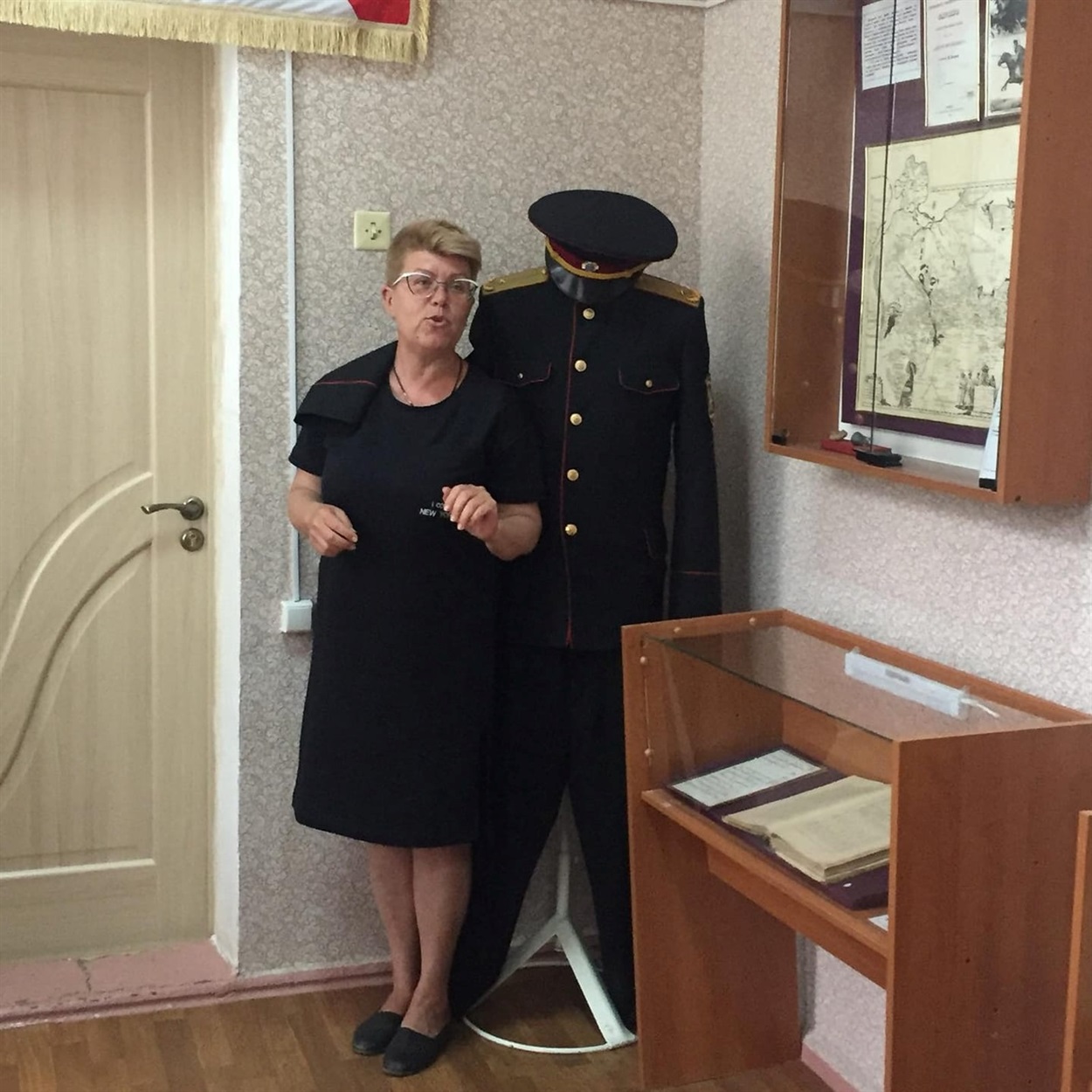 Олена Смирнова в музеї 