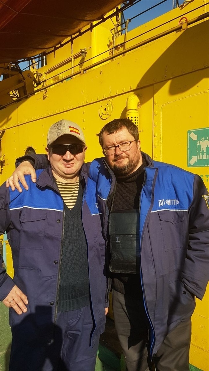 Владислав Мирошниченко з колегою