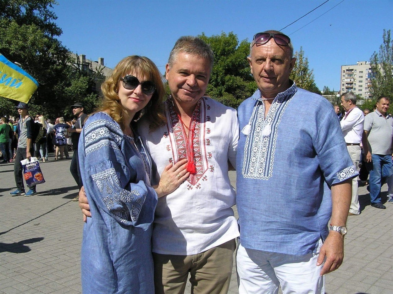 Наталія на святкуванні Дня Незалежності в Бахмуті до початку повномасштабної війни