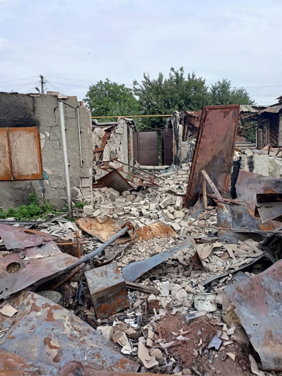 Те, що залишилося від будинку Олесі