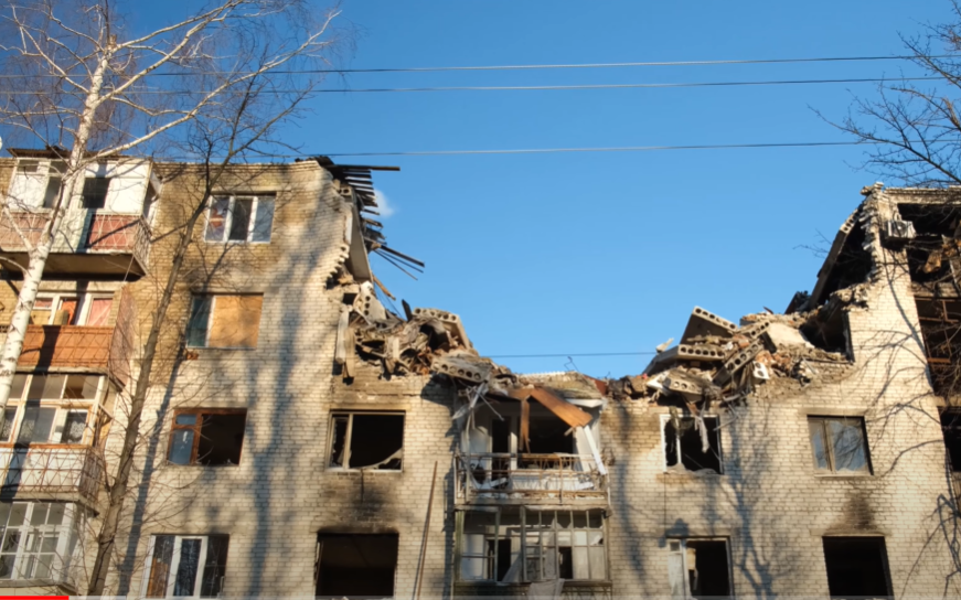Святогірськ, зруйнований будинок на Мазепи, 58