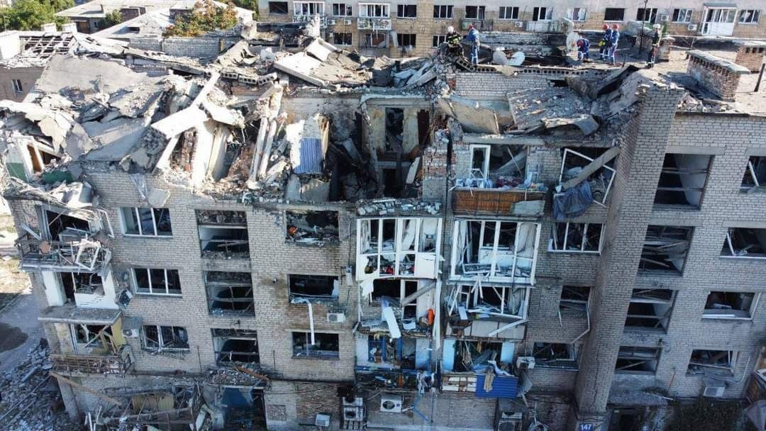 В цьому будинку знаходився Олександр в момент другого ворожого удару