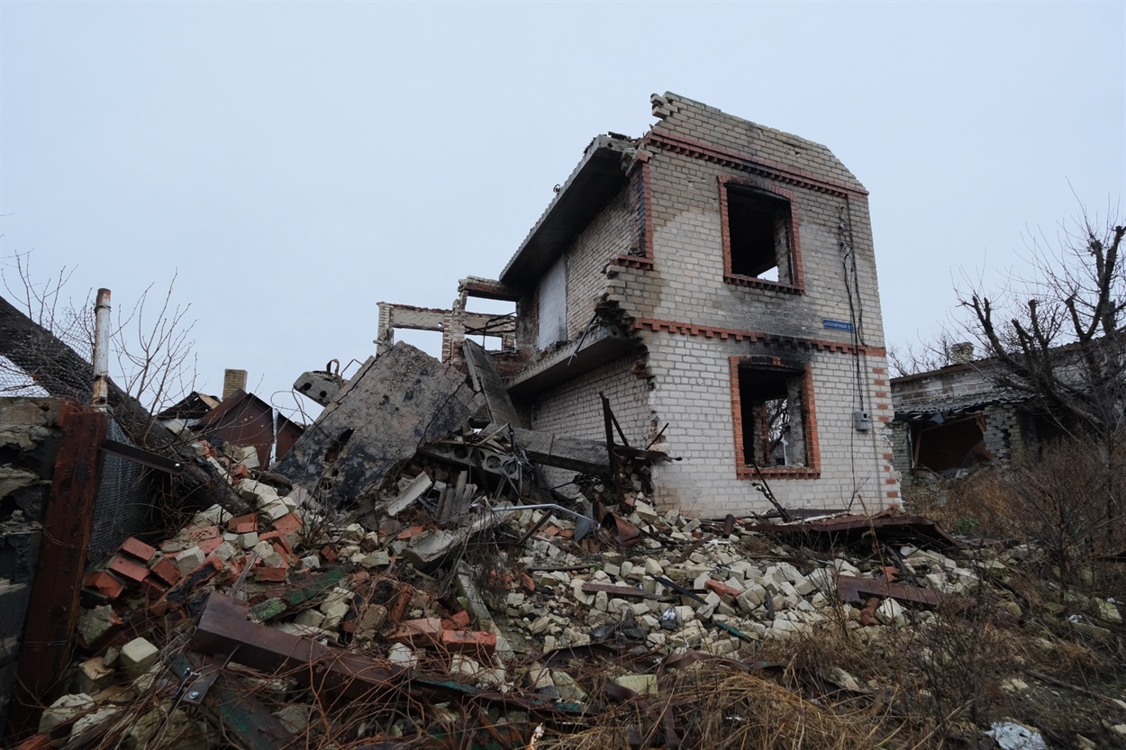 Зруйнований будинок у селі Богородичне