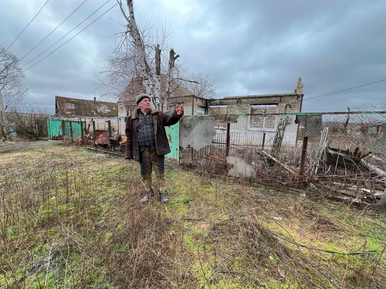 Все, що залишилось від будинка, де Микола разом з родиною прожив понад 40 років