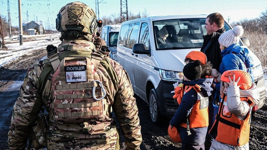 Примусова евакуація дітей з Донеччини