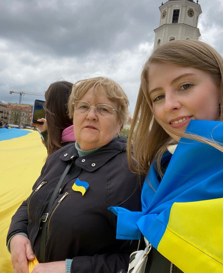 Під час акції в підтримку України