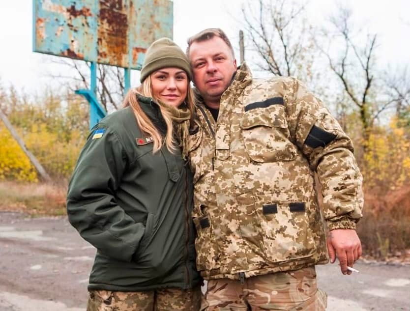 Олександра та Едуард у 2016 році в Авдіївці
