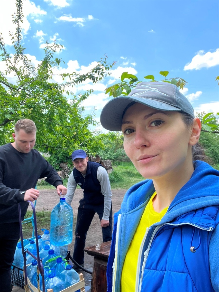 Катерина Туремська і тореччани запасаються водою
