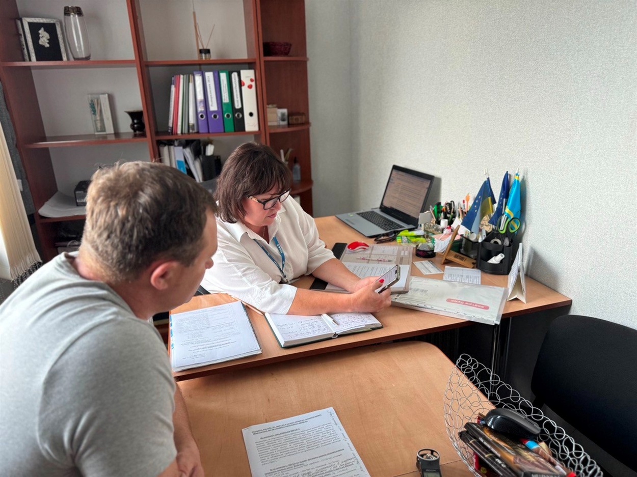 Ігор з Алевтиною під час інтрев'ю