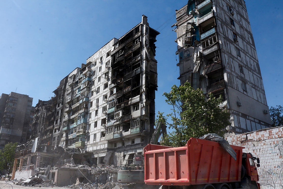 Руйнації Маріуполя. Ворожі обстріли будинків