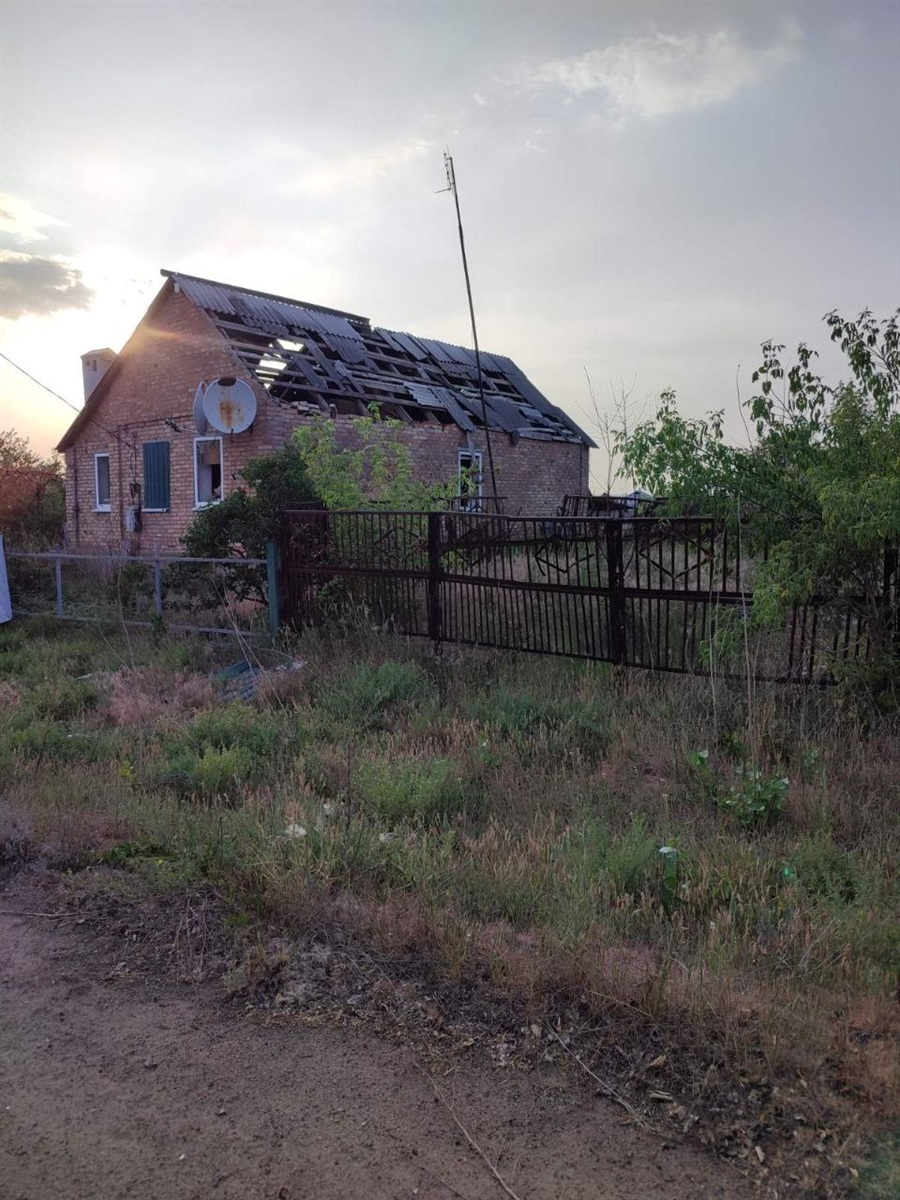 Зруйнований будинок волонтерки