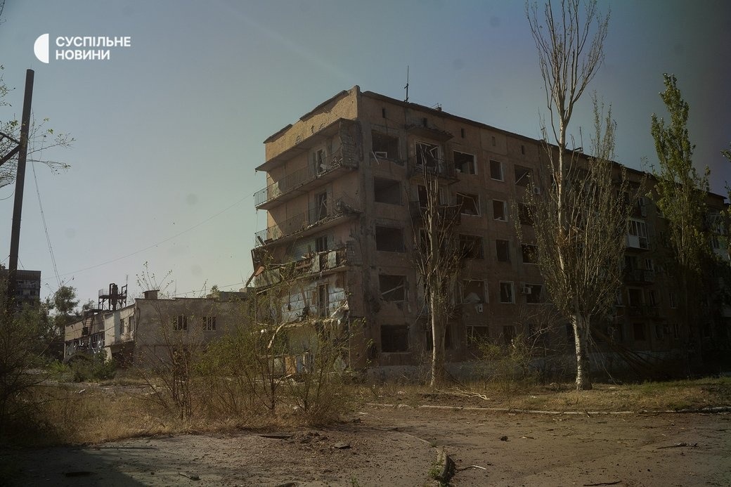 Один з будинків Торецька