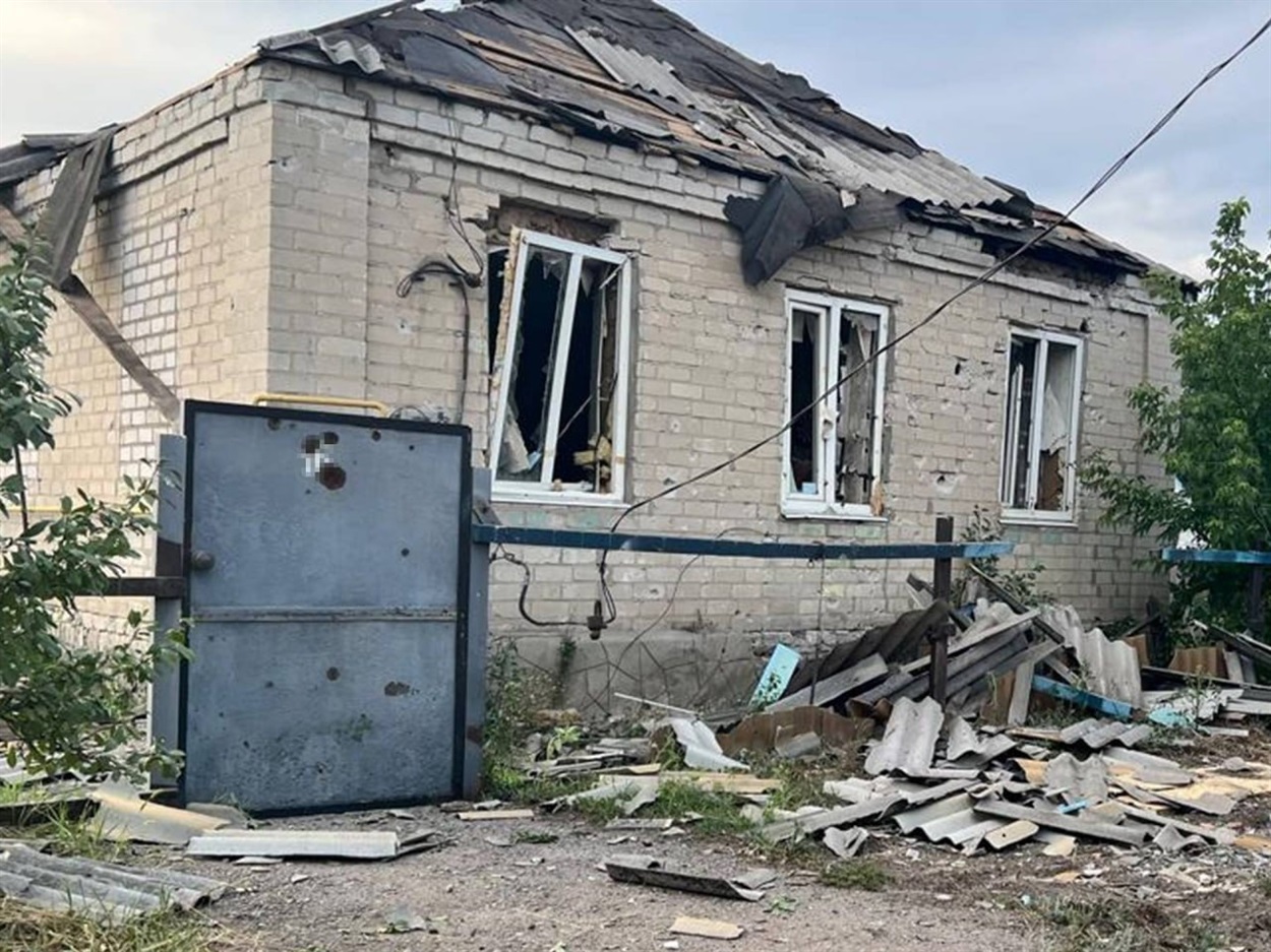 Наслідки обстрілу Лиману 