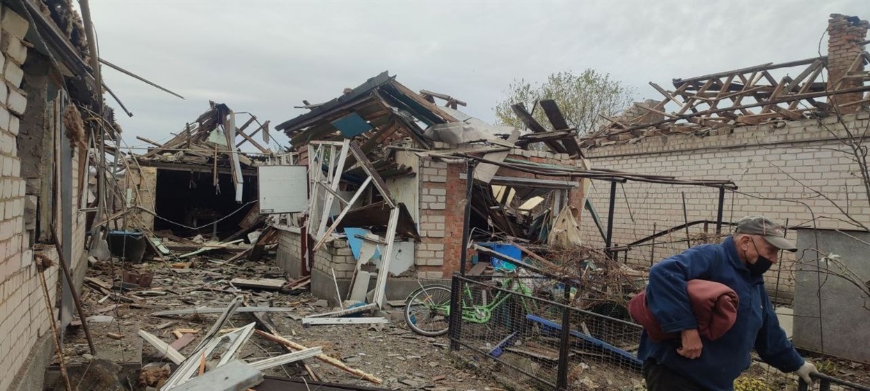 Зруйнований будинк батьків Наталії