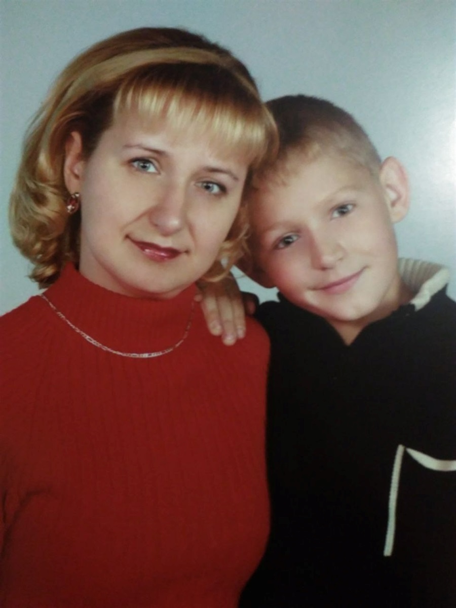 Ольга з сином Владиславом