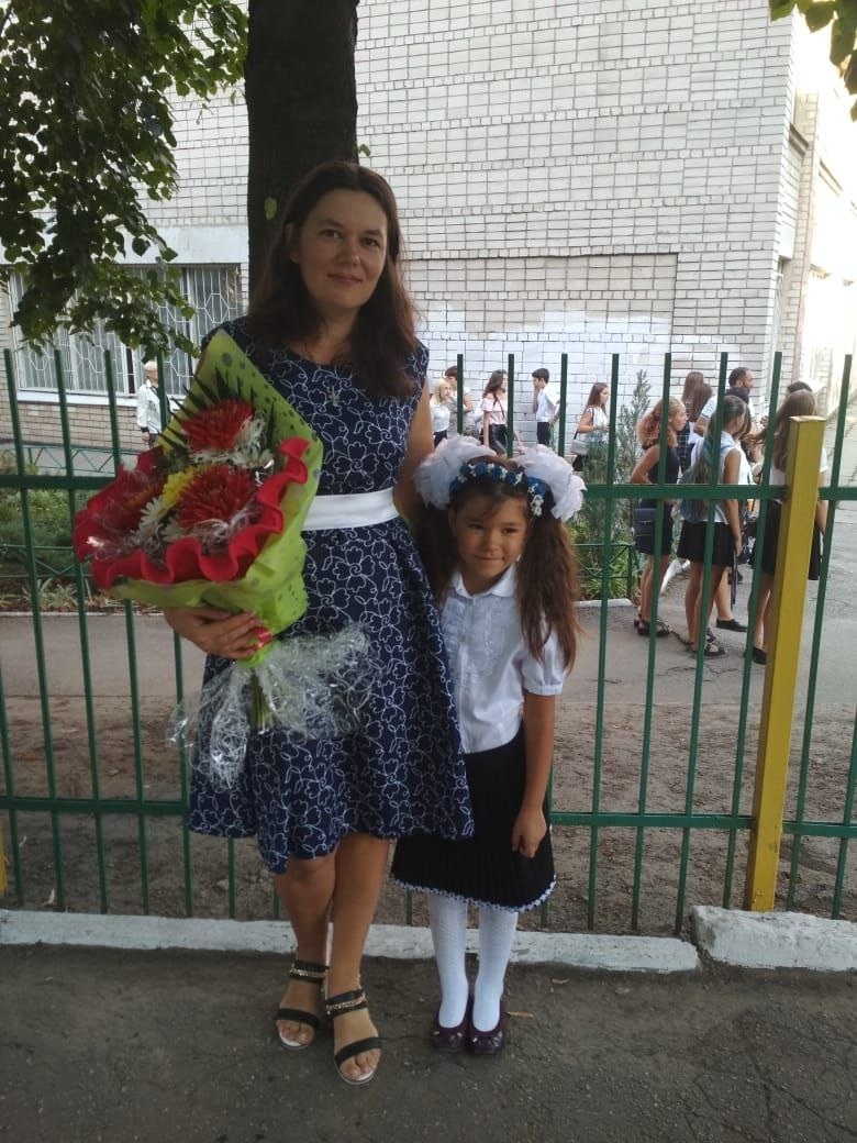 Людмила Шевченко з донькою