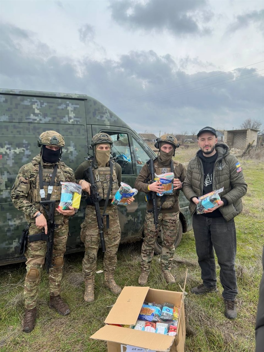 Олександр Христофоров привіз гуманітарну допомогу для українських військових