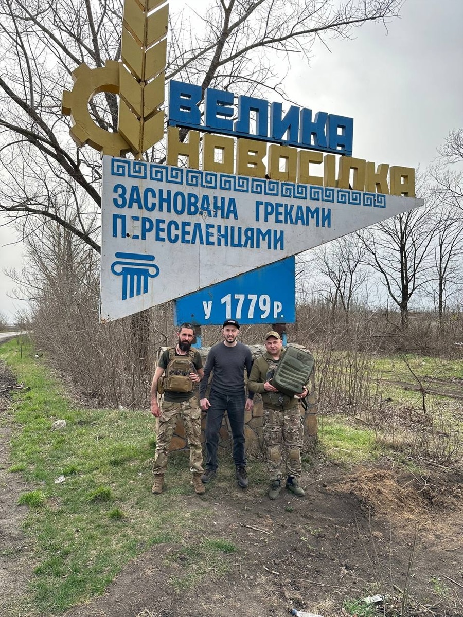 Олександр Христофоров привіз гуманітарну допомогу для українських військових