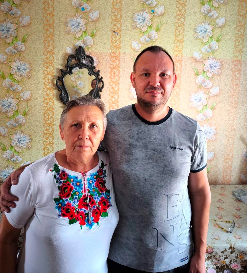Юрій з мамою
