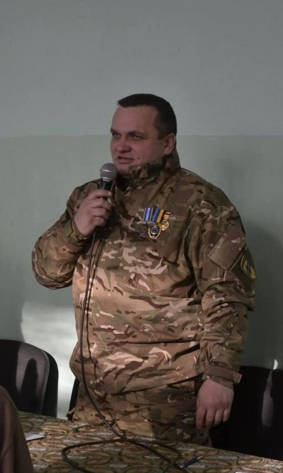 Петро Гук на зустрічі зі школярами