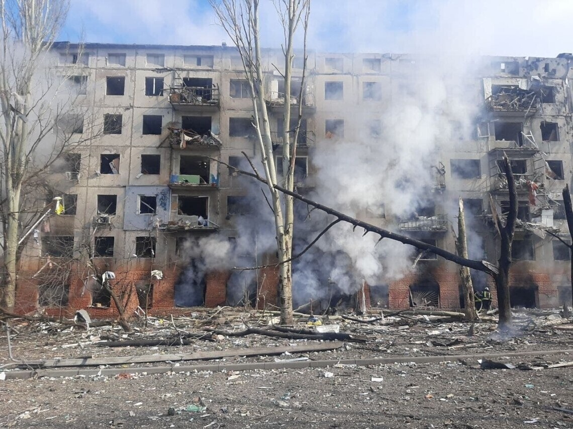 Руйнації від ворожих обстрілів. Краматорськ