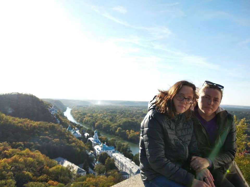 Ірина Чорна з донькою