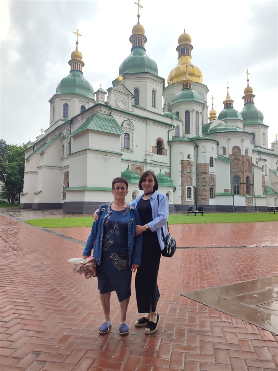 Ірина з мамою Ольгою Василівною