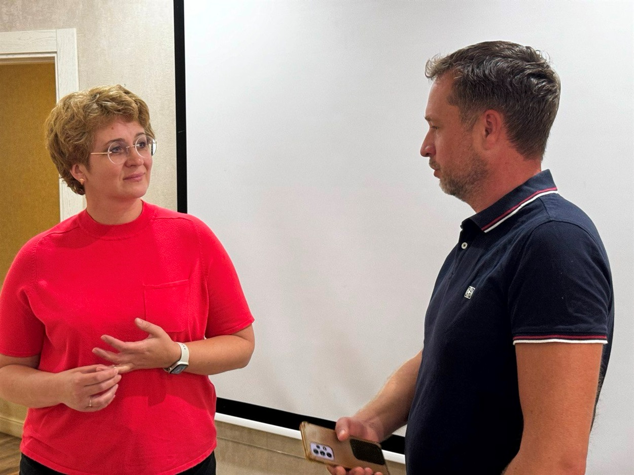 Наталія Бірюкова і Володимир Орос