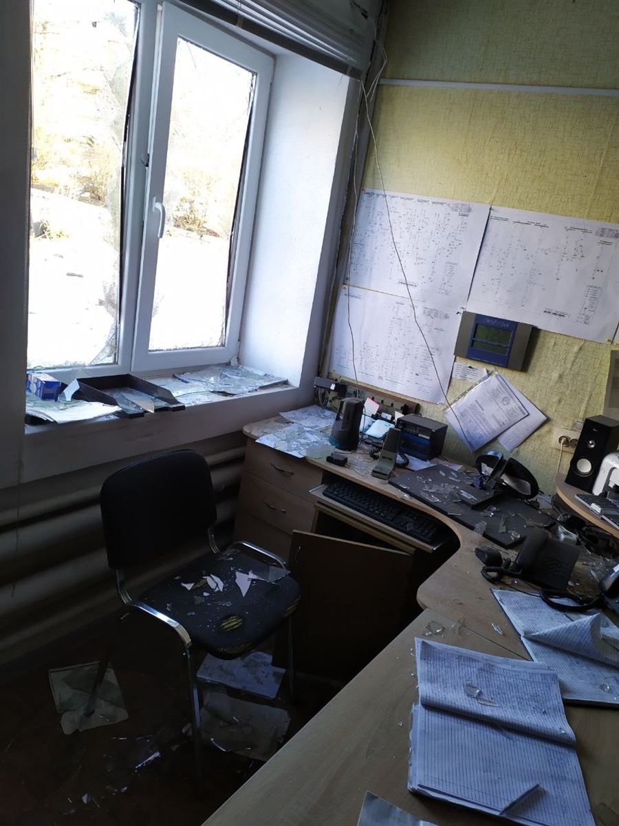 Коли поблизу з диспетчерською впала ворожа міна