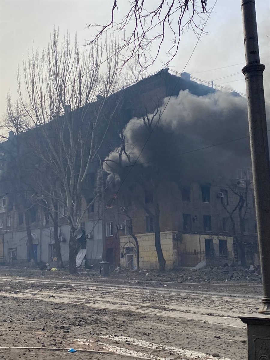 Таким побачили місто, коли пішки йшли до евакуаційного автобуса