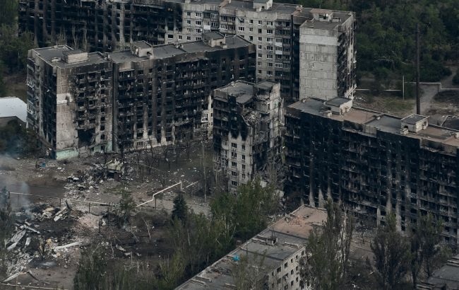 Зруйнований росіянами Торецьк