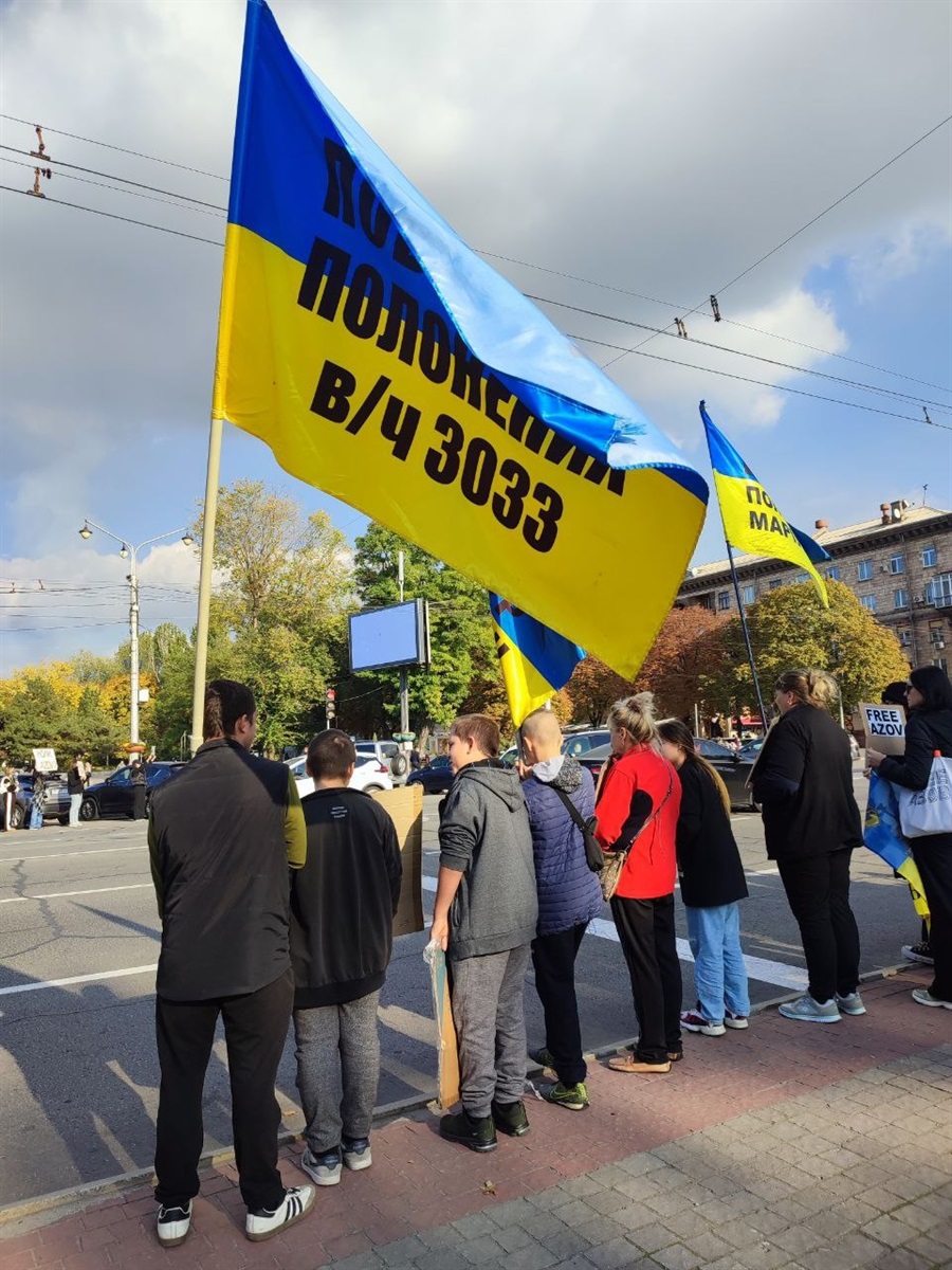Акція на підтримку військовополонених