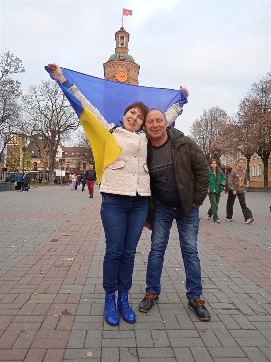 Ліна з чоловіком Миколою