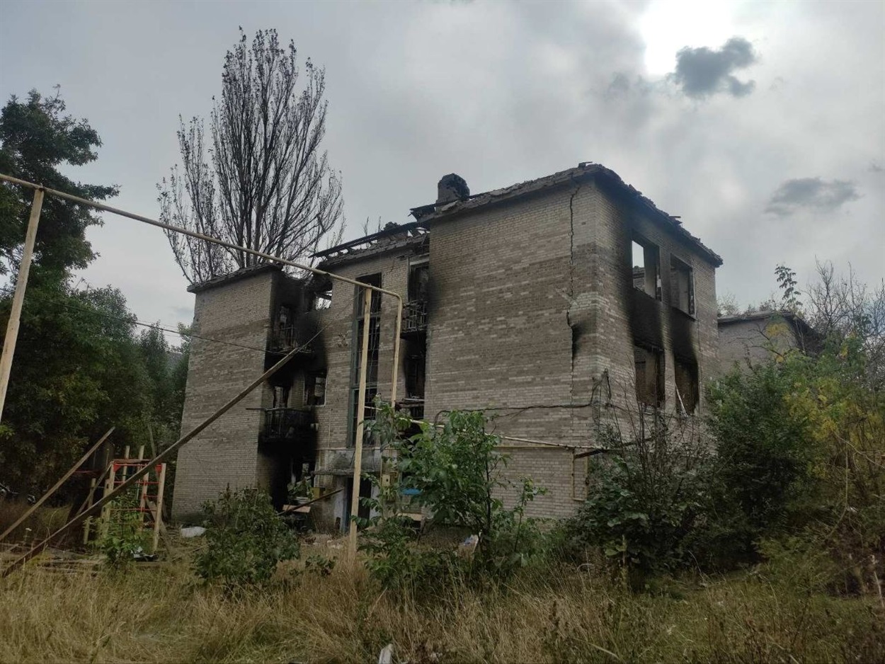 Будинок Ольги після пожежі